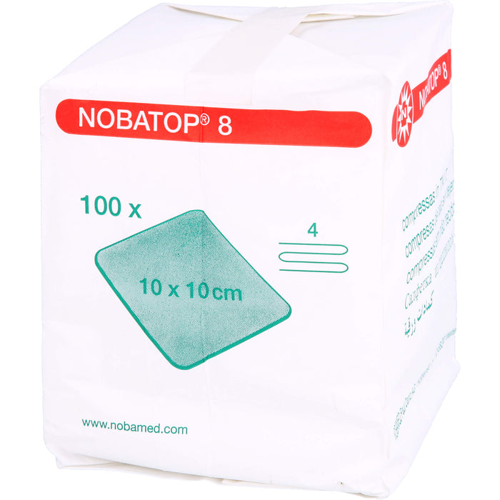 NOBATOP 8 10X10CM, 100 St KOM