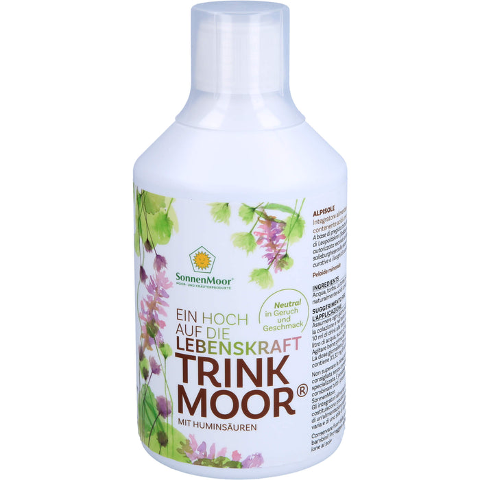 SonnenMoor TrinkMoor Lösung zur Unterstützung des Säure-Basen-Haushalts, 500 ml Lösung