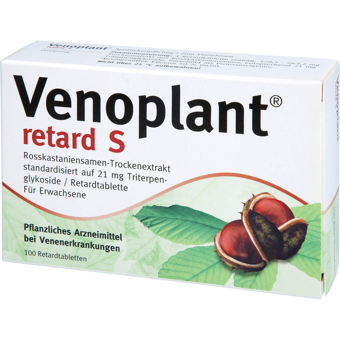 Venoplant retard S Tabletten bei Schmerzen und Schweregefühl in den Beinen, 100 St. Tabletten