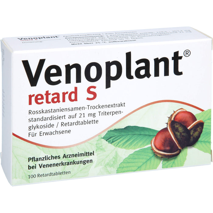 Venoplant retard S Tabletten bei Schmerzen und Schweregefühl in den Beinen, 100 St. Tabletten