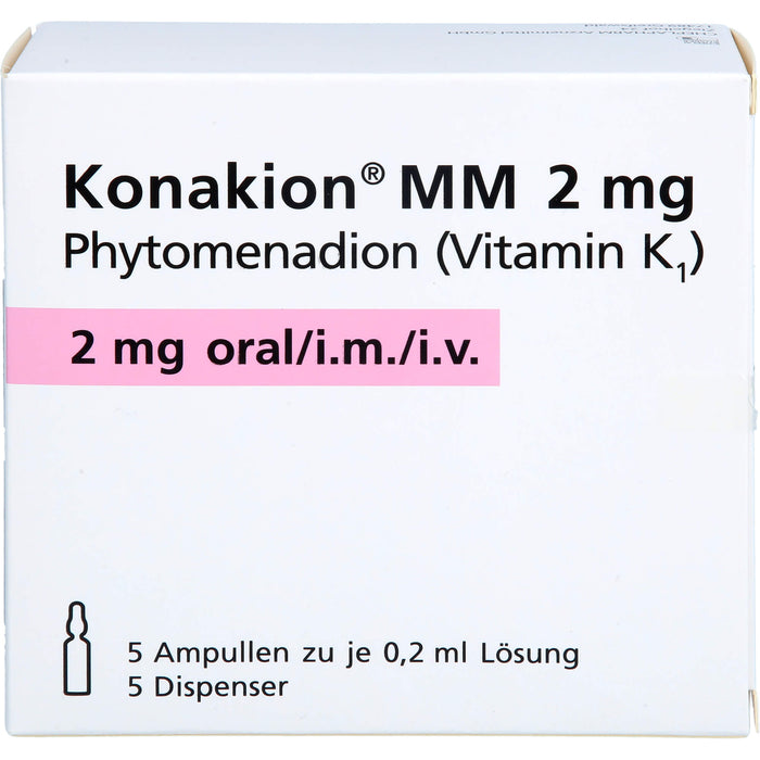 Konakion® MM 2 mg, Lösung, 5 St. Ampullen