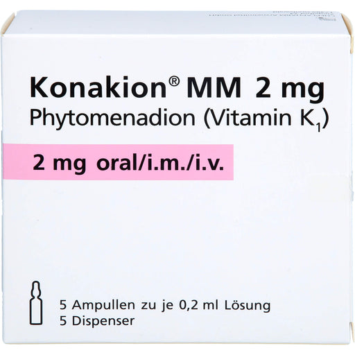 Konakion  MM 2 mg, Lösung, 5 St. Ampullen