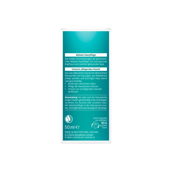 WELEDA Intensiv Pflegendes Haaröl, 50 ml Öl