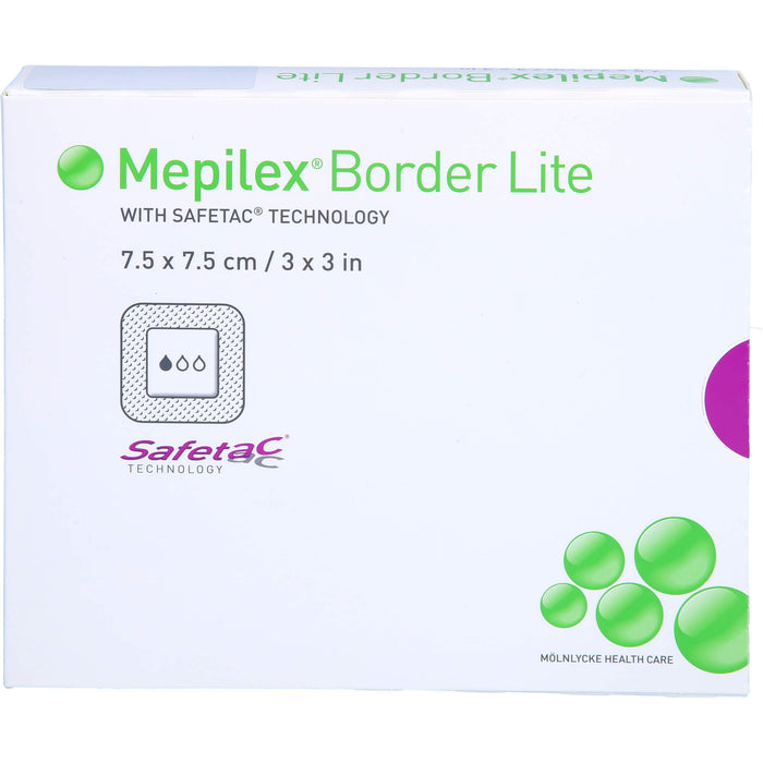 MEPILEX Border Lite Verband 7,5x7,5cm steril, 5 St VER