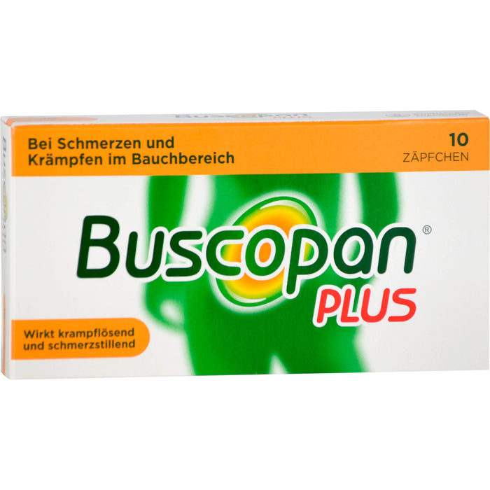 Buscopan plus Zäpfchen Reimport Pharma Gerke, 10 pcs. Suppositories