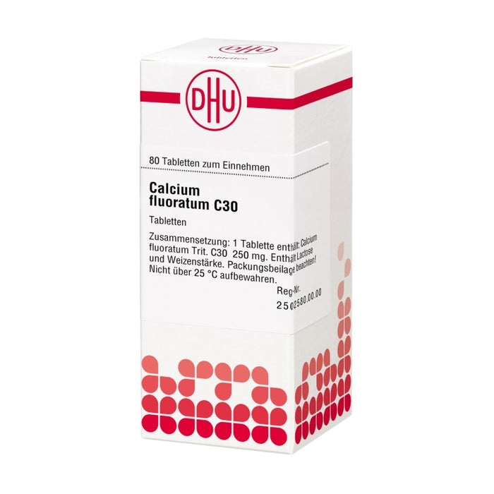 Calcium fluoratum C30 DHU Tabletten, 80 St. Tabletten