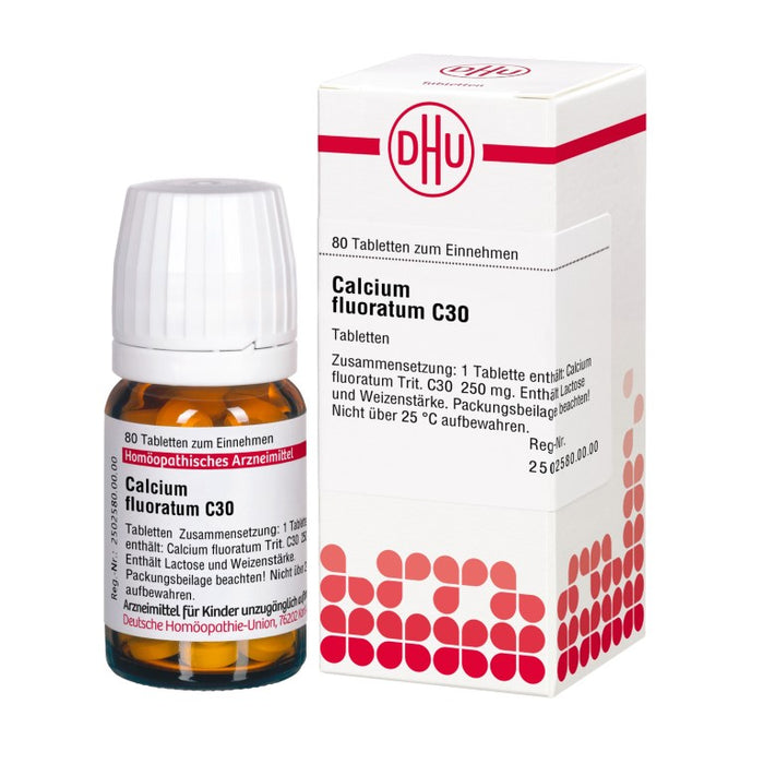 Calcium fluoratum C30 DHU Tabletten, 80 St. Tabletten