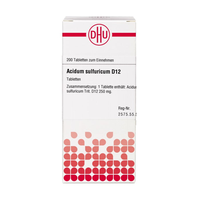 DHU Acidum sulfuricum D12 Tabletten, 200 St. Tabletten