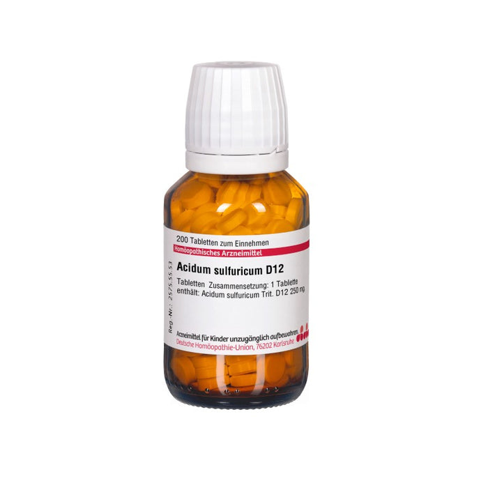 DHU Acidum sulfuricum D12 Tabletten, 200 St. Tabletten