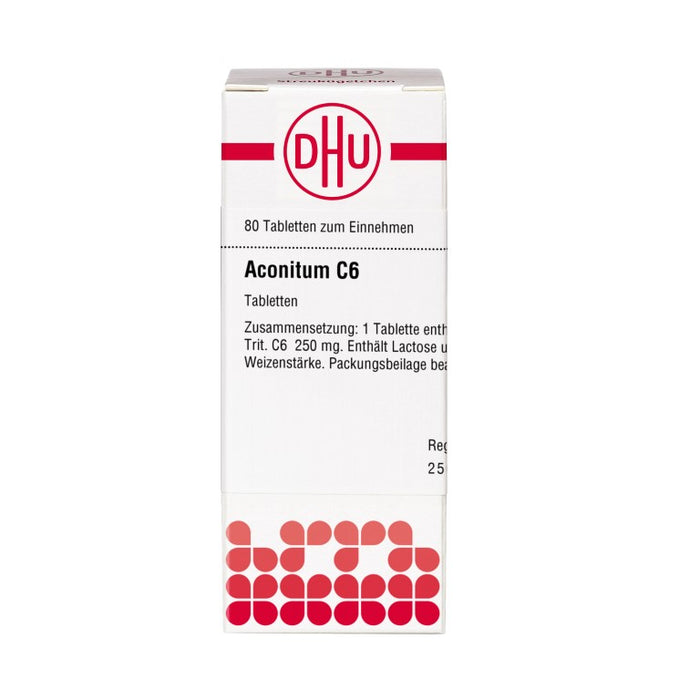 DHU Aconitum C6 Tabletten, 80 St. Tabletten