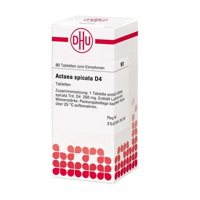 DHU Actaea spicata D4 Tabletten, 80 St. Tabletten