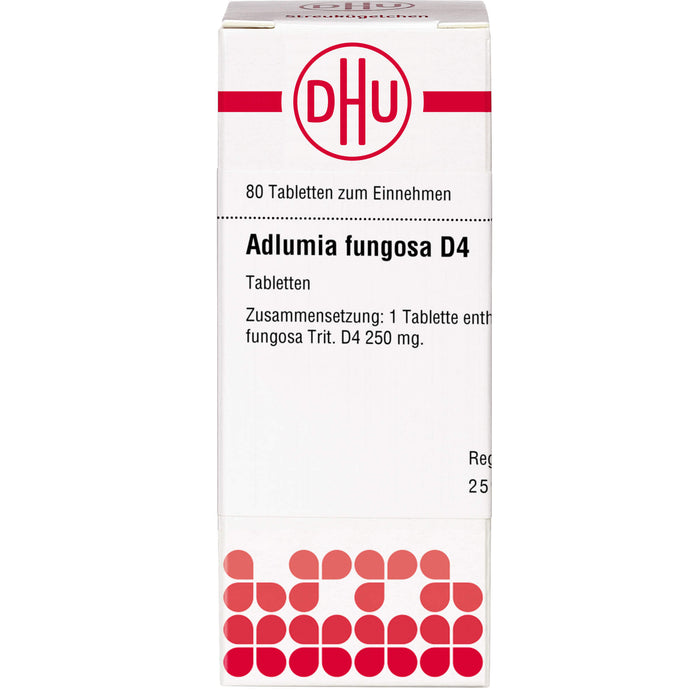 Adlumia fungosa D4 DHU Tabletten, 80 St. Tabletten