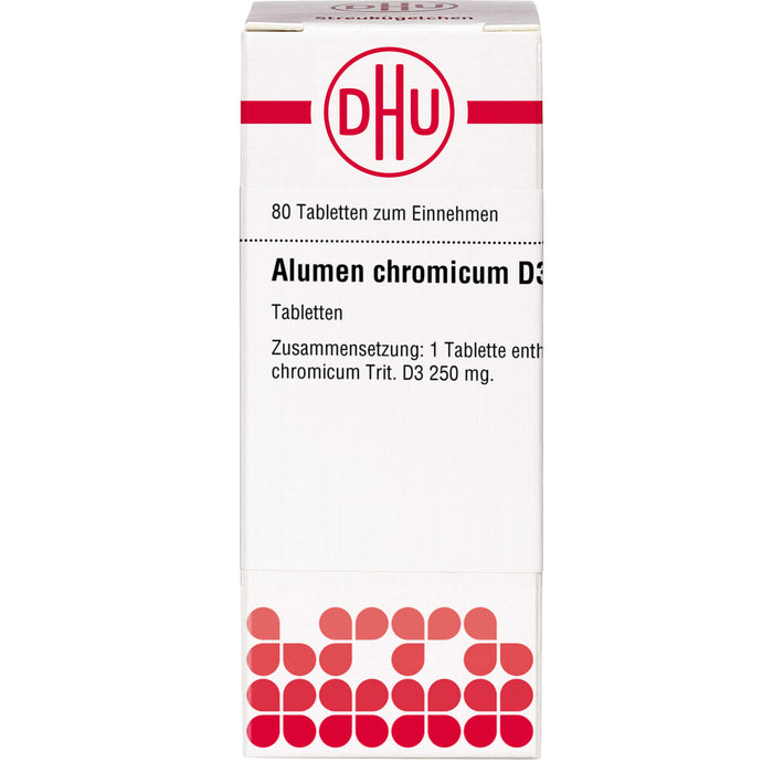 DHU Alumen chromicum D3 Tabletten, 80 St. Tabletten