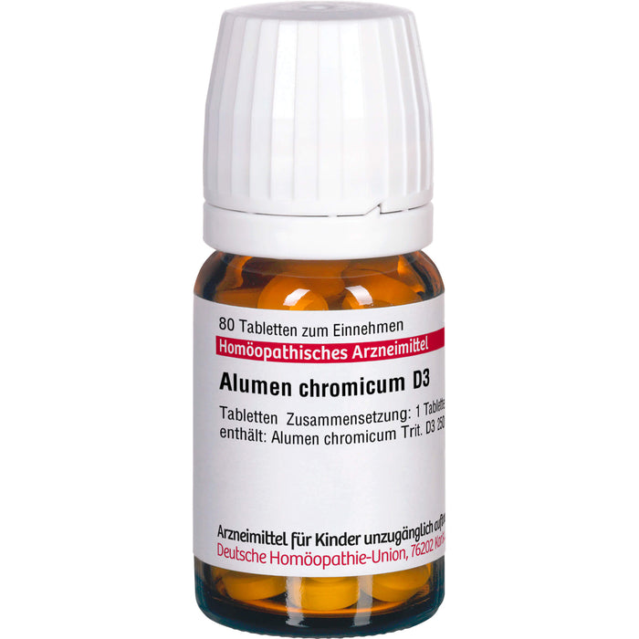 DHU Alumen chromicum D3 Tabletten, 80 St. Tabletten
