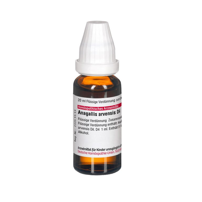 Anagallis arvensis D4 DHU Dilution, 20 ml Lösung