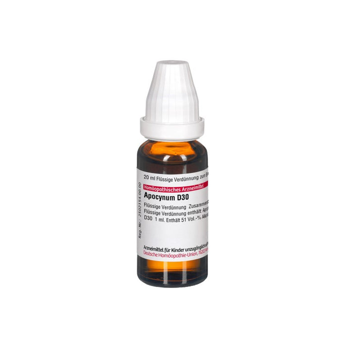 Apocynum D30 DHU Dilution, 20 ml Lösung