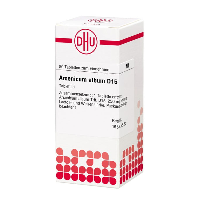 DHU Arsenicum album D15 Tabletten, 80 St. Tabletten