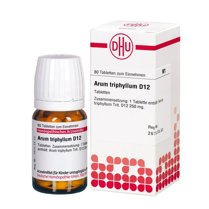 Arum triphyllum D12 DHU Tabletten, 80 St. Tabletten