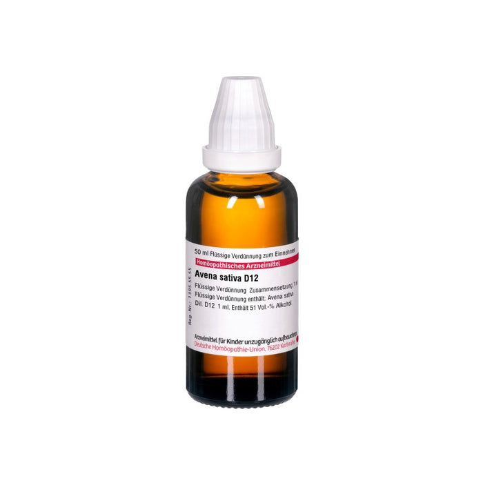 Avena sativa D12 DHU Dilution, 50 ml Lösung