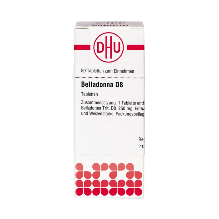 Belladonna D8 DHU Tabletten, 80 St. Tabletten