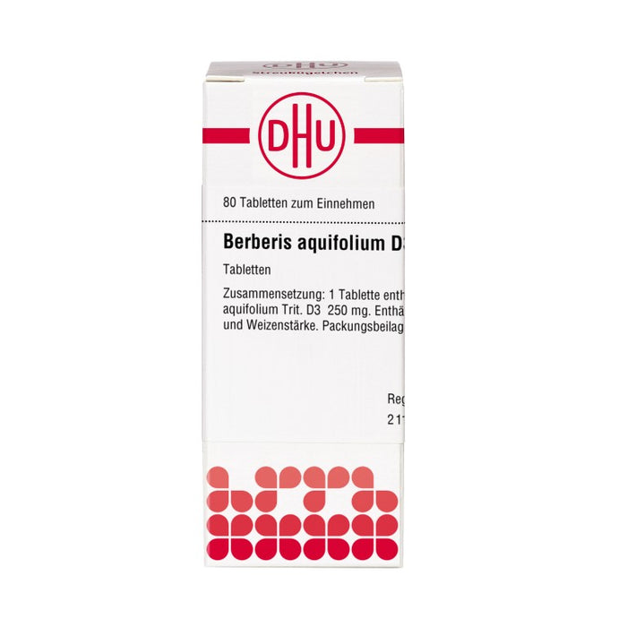 Berberis aquifolium D3 DHU Tabletten, 80 St. Tabletten