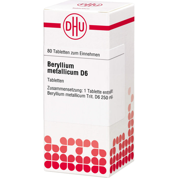 Beryllium metallicum D6 DHU Tabletten, 80 St. Tabletten