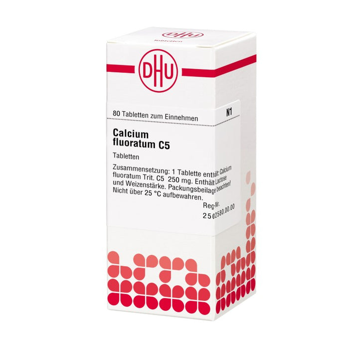 Calcium fluoratum C5 DHU Tabletten, 80 St. Tabletten