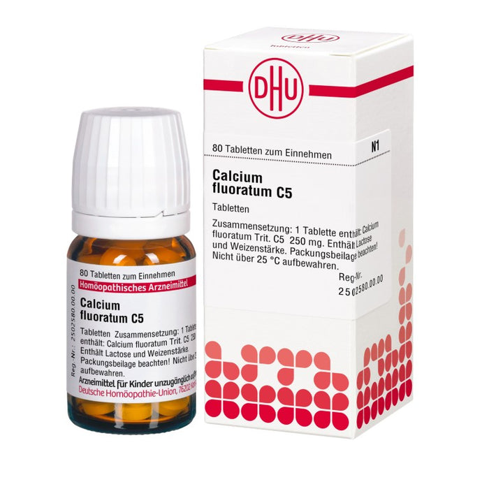 Calcium fluoratum C5 DHU Tabletten, 80 St. Tabletten