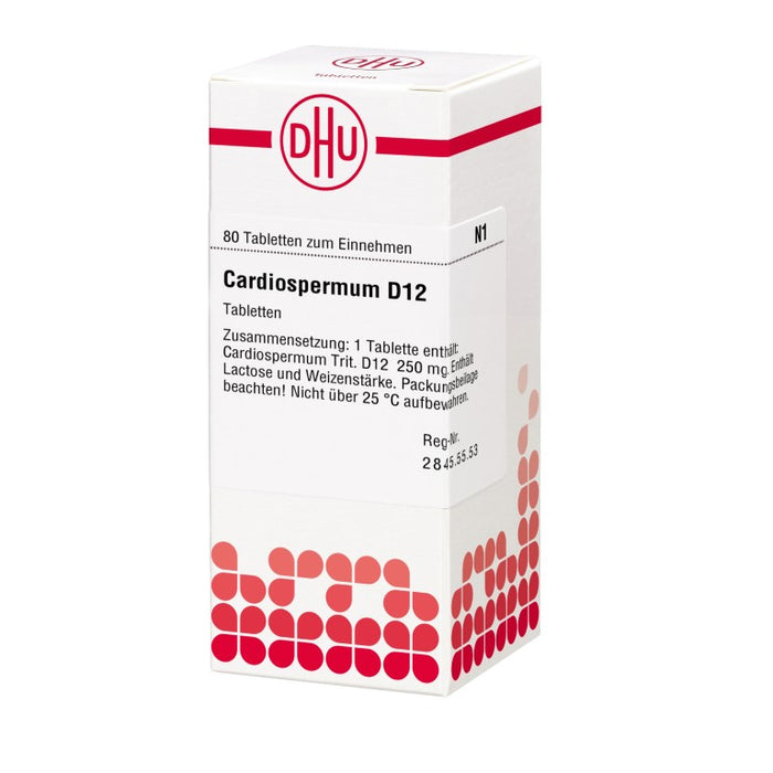 DHU Cardiospermum D12 Tabletten, 80 St. Tabletten