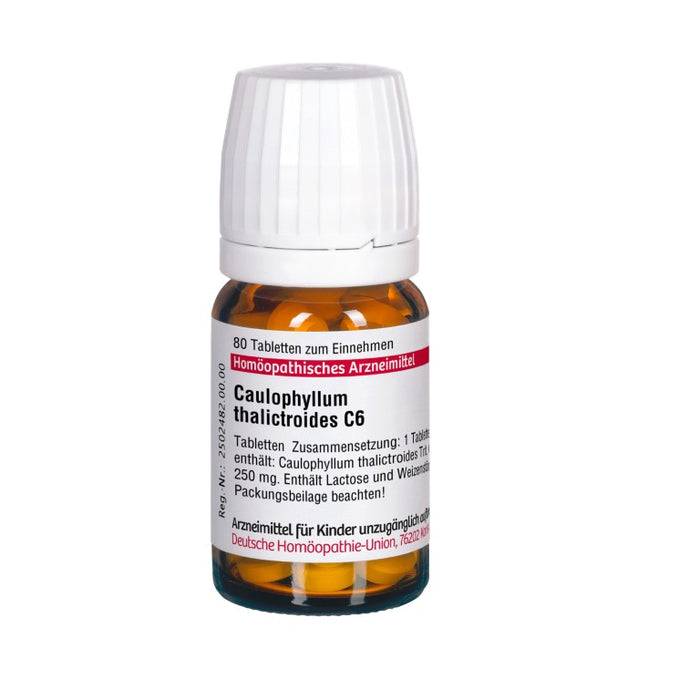 Caulophyllum thalictroides C6 DHU Tabletten, 80 St. Tabletten