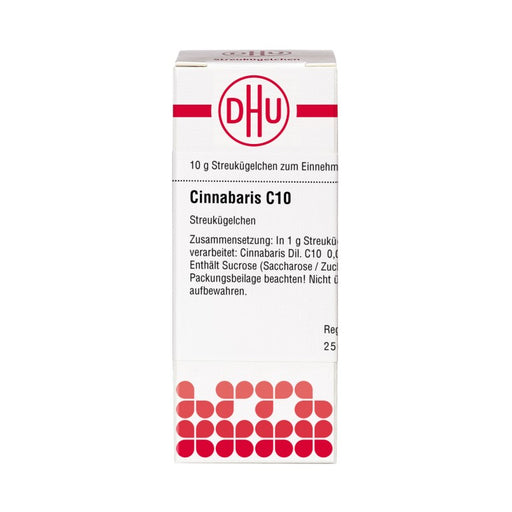 Cinnabaris C10 DHU Globuli, 10 g Globuli