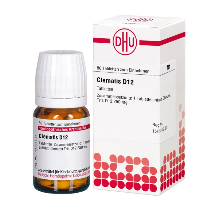 Clematis D12 DHU Tabletten, 80 St. Tabletten