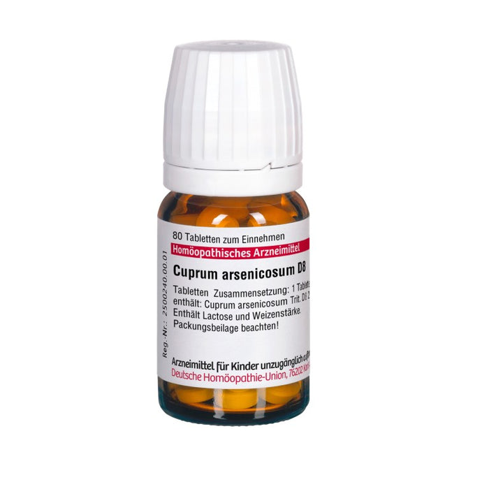 Cuprum arsenicosum D8 DHU Tabletten, 80 St. Tabletten