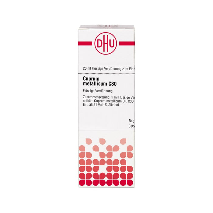 Cuprum metallicum C30 DHU Dilution, 20 ml Lösung