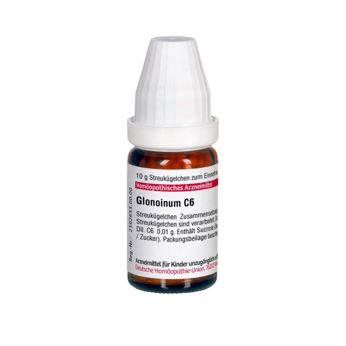 Glonoinum C6 DHU Globuli, 10 g Globuli
