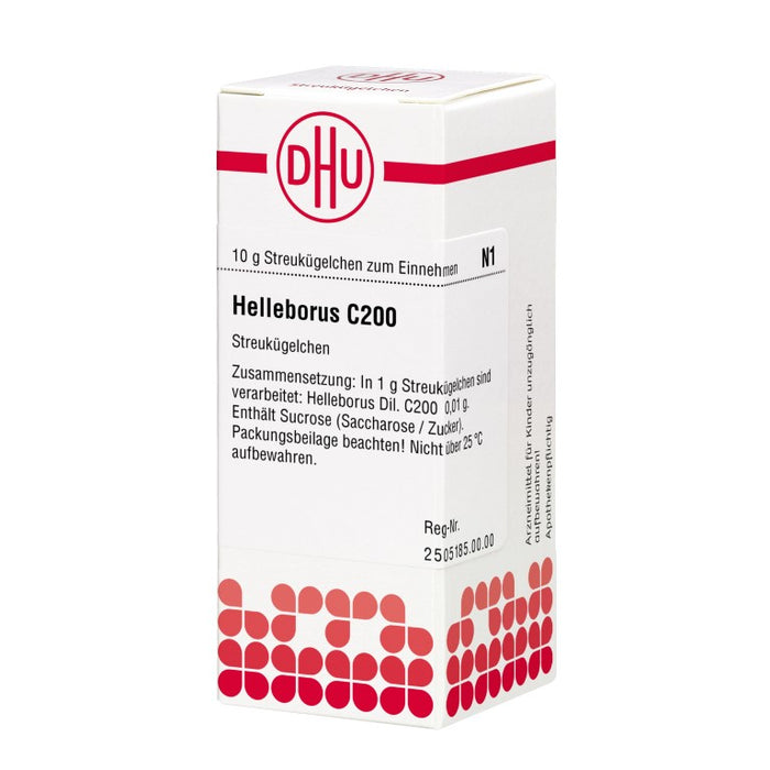 Helleborus C200 DHU Globuli, 10 g Globuli