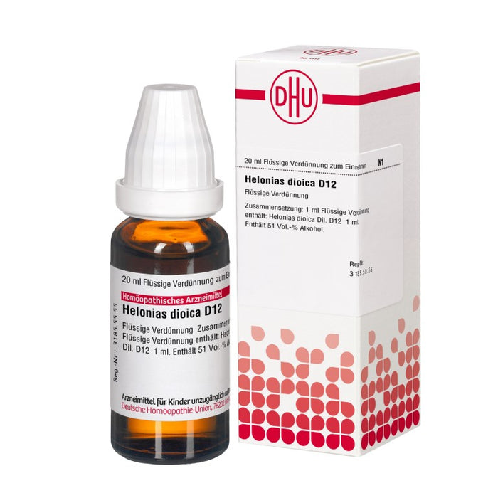 Helonias dioica D12 DHU Dilution, 20 ml Lösung