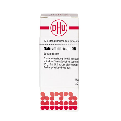 DHU Natrium nitricum D6 Streukügelchen, 10 g Globuli