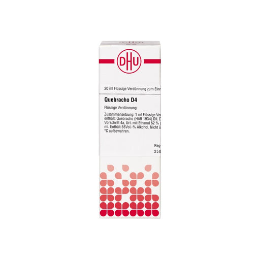 Quebracho D4 DHU Dilution, 20 ml Lösung