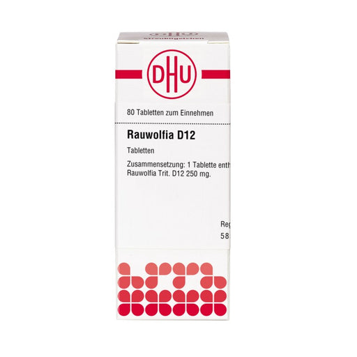 Rauwolfia D12 DHU Tabletten, 80 St. Tabletten