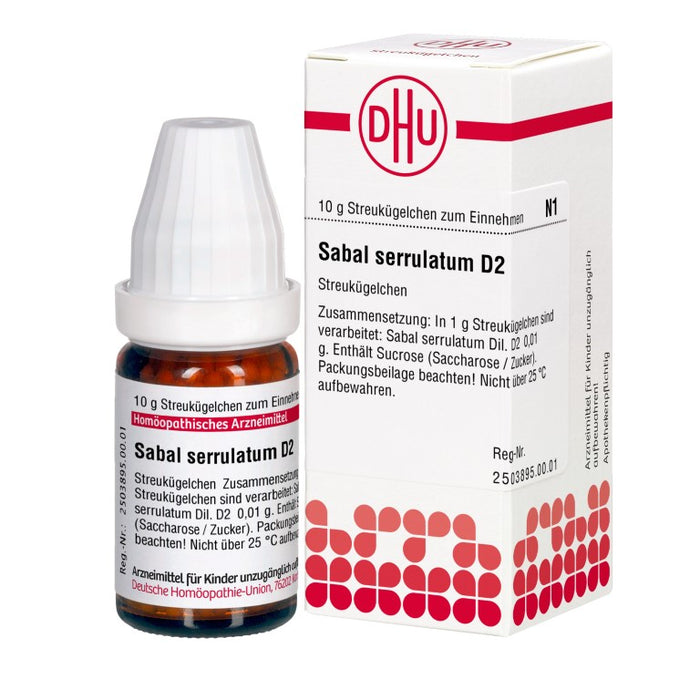 Sabal serrulatum D2 DHU Globuli, 10 g Globuli