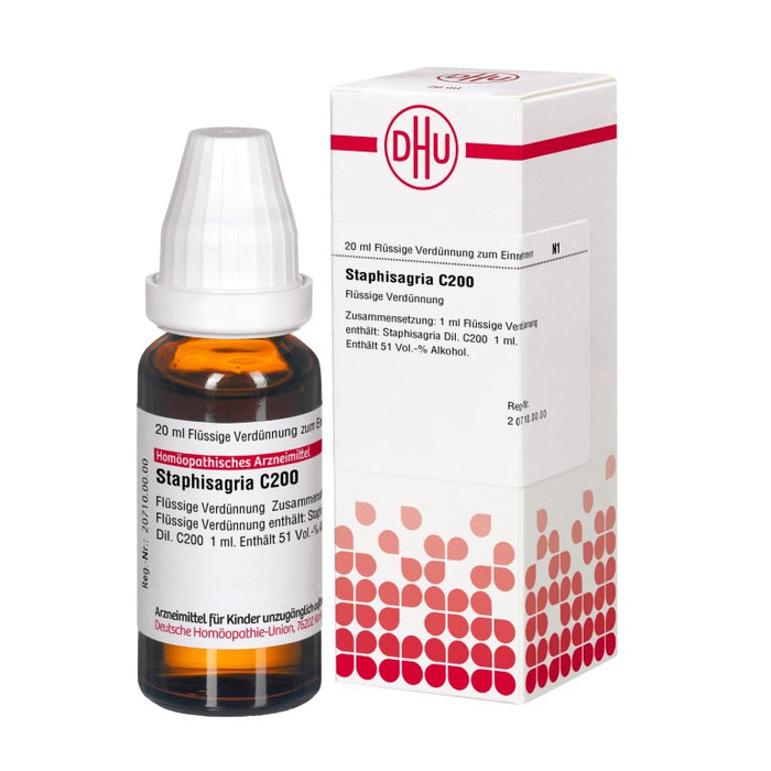 DHU Staphisagria C200 Dilution, 20 ml Lösung