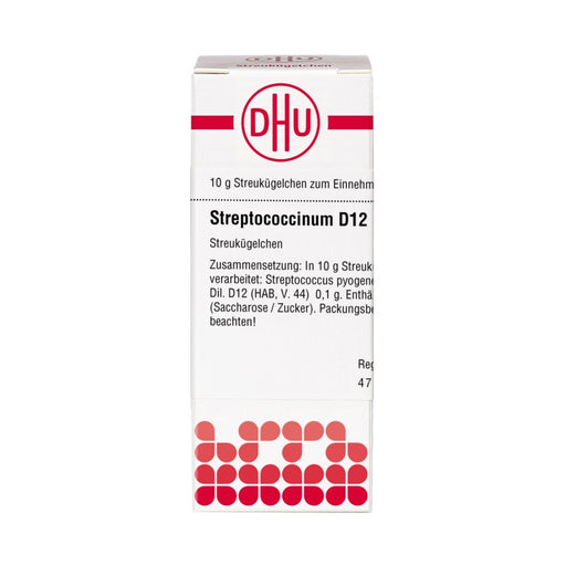 Streptococcinum D12 DHU Globuli, 10 g Globuli