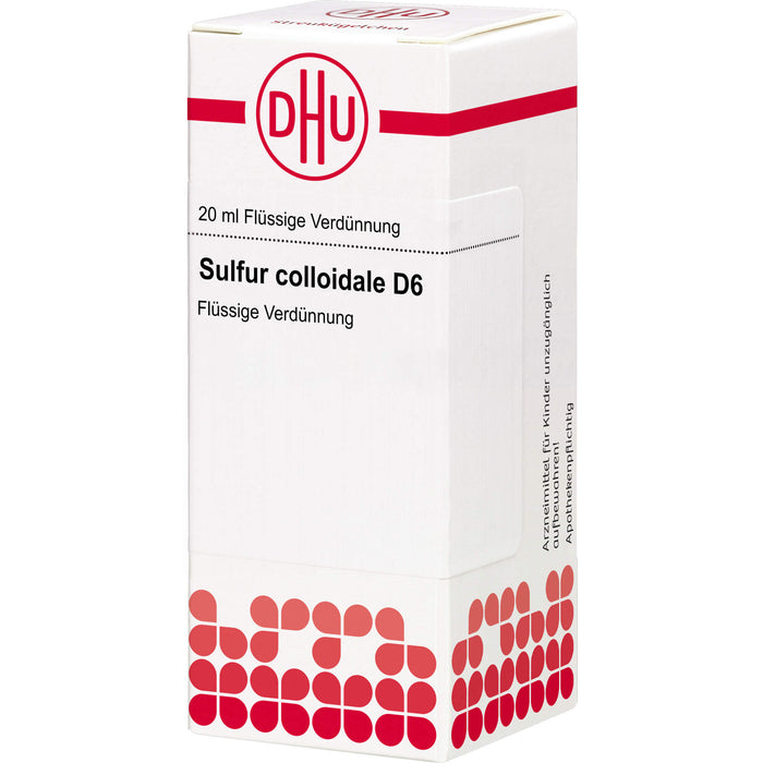DHU Sulfur colloidale D6 Dilution, 20 ml Lösung