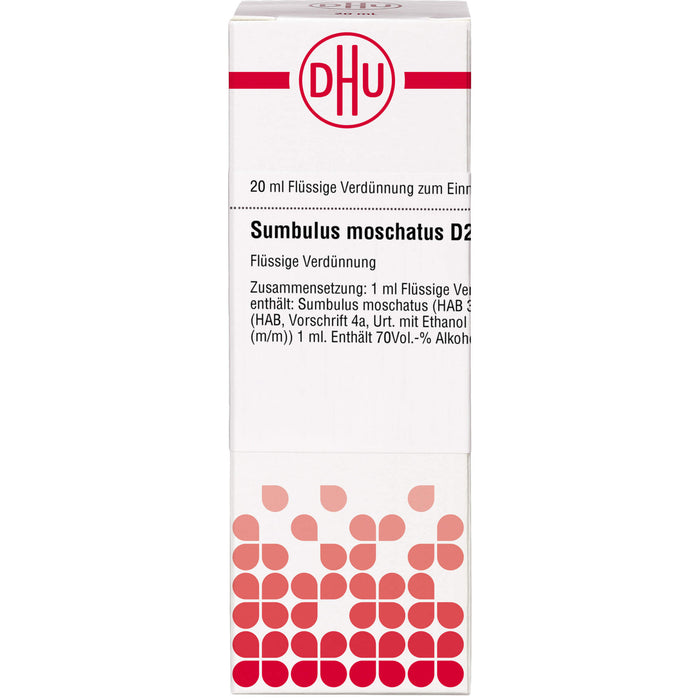 Sumbulus moschatus D2 DHU Dilution, 20 ml Lösung