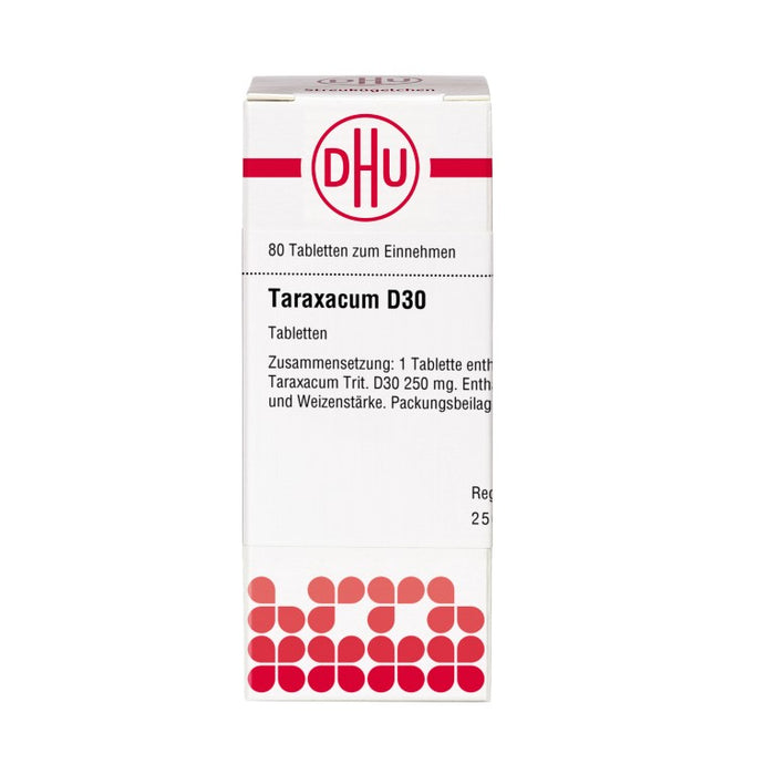 Taraxacum D30 DHU Tabletten, 80 St. Tabletten
