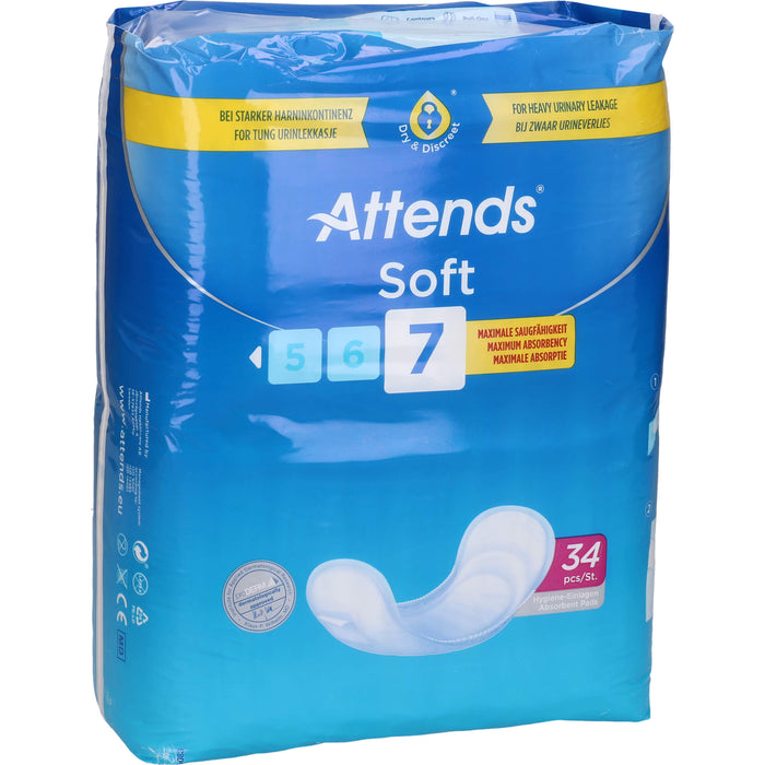 Attends Soft 7 schmale Einlagen, 136 St. Einlagen