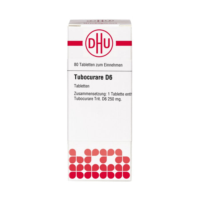 Tubocurare D6 DHU Tabletten, 80 St. Tabletten