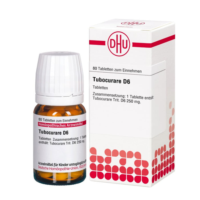 Tubocurare D6 DHU Tabletten, 80 St. Tabletten