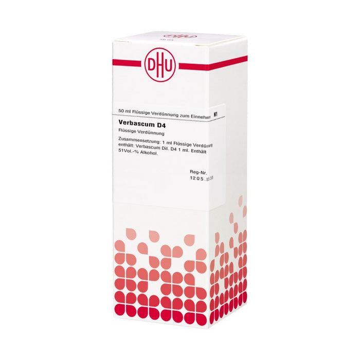 Verbascum D4 DHU Dilution, 50 ml Lösung